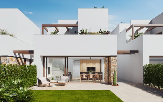 Villas avec lagune artificielle