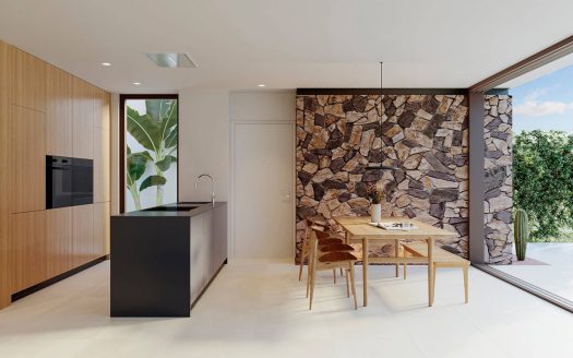 Villas avec lagune artificielle