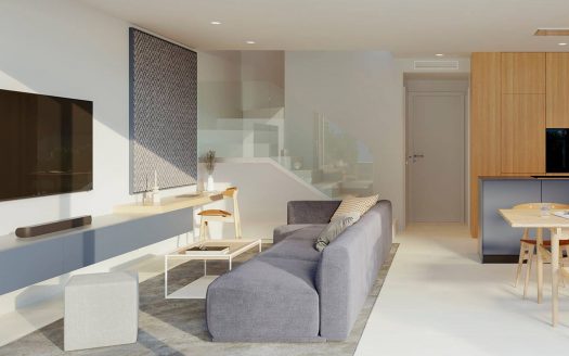 Villas avec lagune artificielle