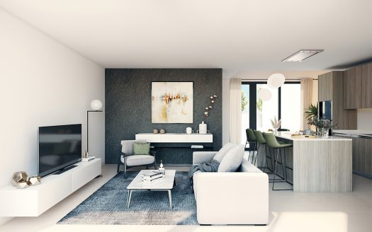 Villas avec lagune artificielle